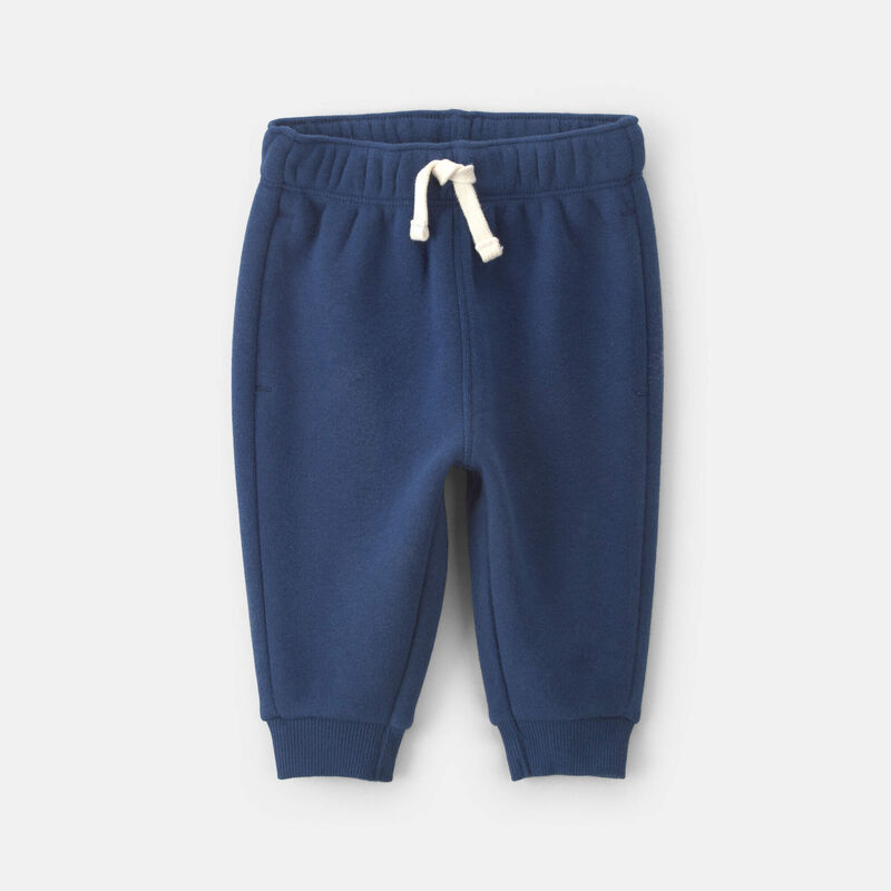 Baby Boy Fleece Pants - Navy Blue