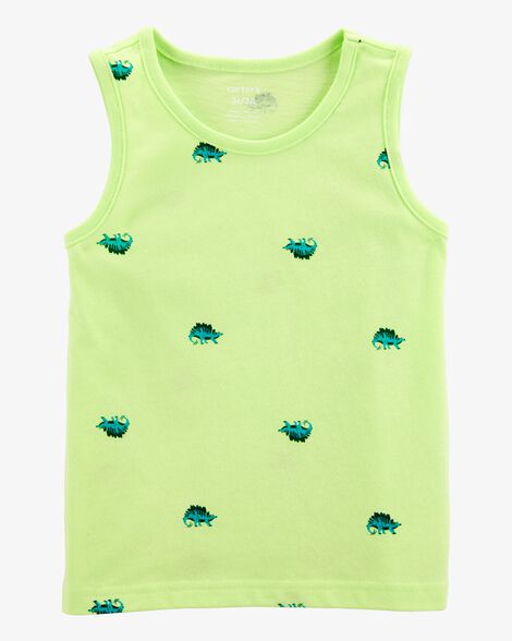  Product image 1 of Baby Dinosaur Graphic Tank - Neon Yellow