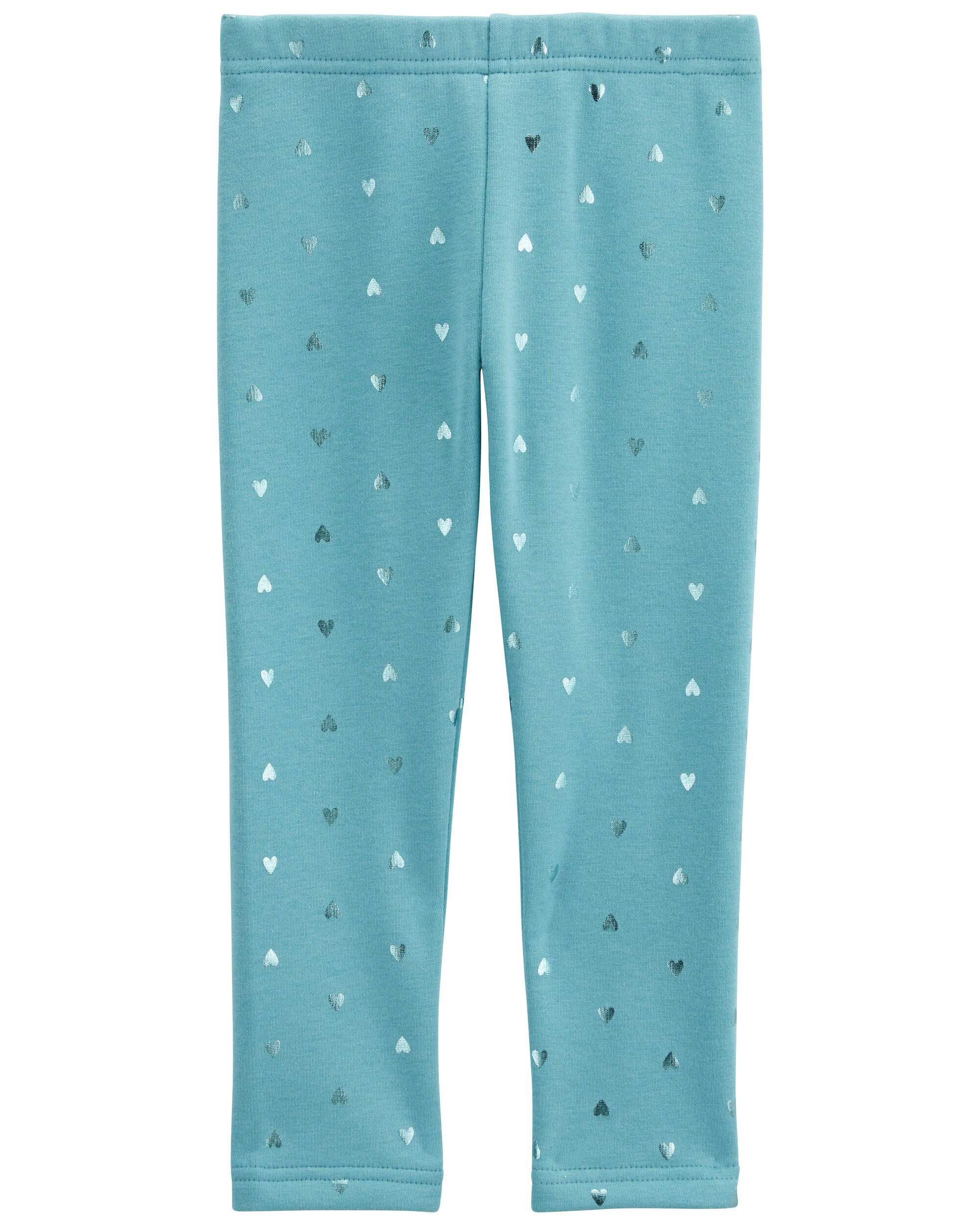 Toddler Shiny Heart Cozy Fleece Leggings Carter s Carter s