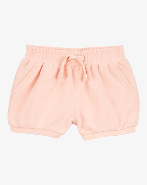 Product image 1 of Baby Pull-On French Terry Shorts - Pink