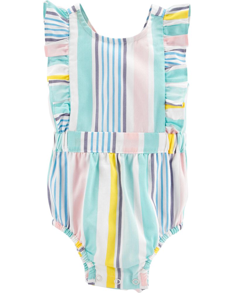 Striped Bubble Romper