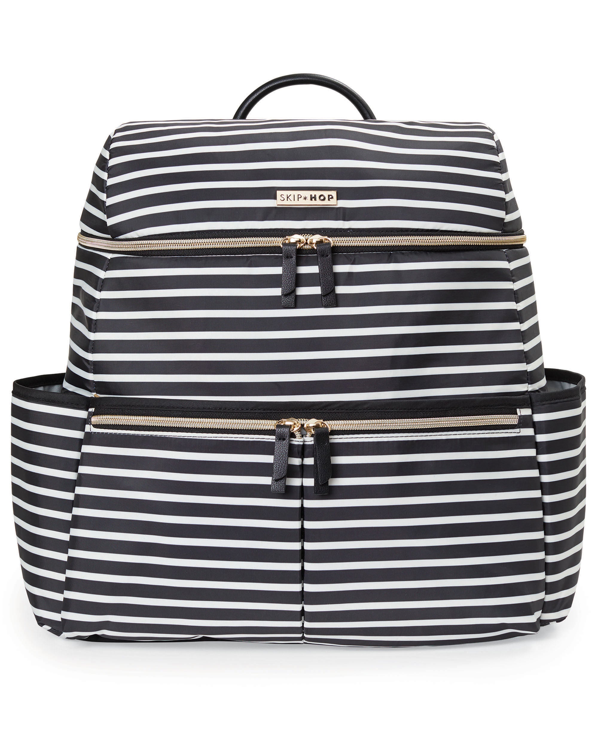 carter's striped diaper bag