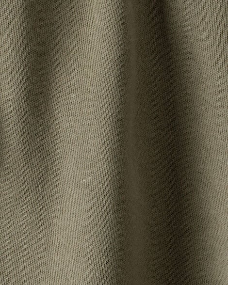 Product image 3 of Girls French Terry Cargo Skort - Green