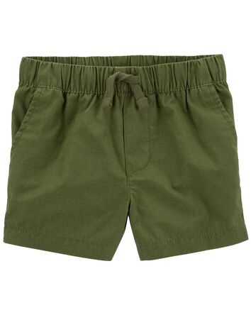 Toddler Pull-On Poplin Shorts