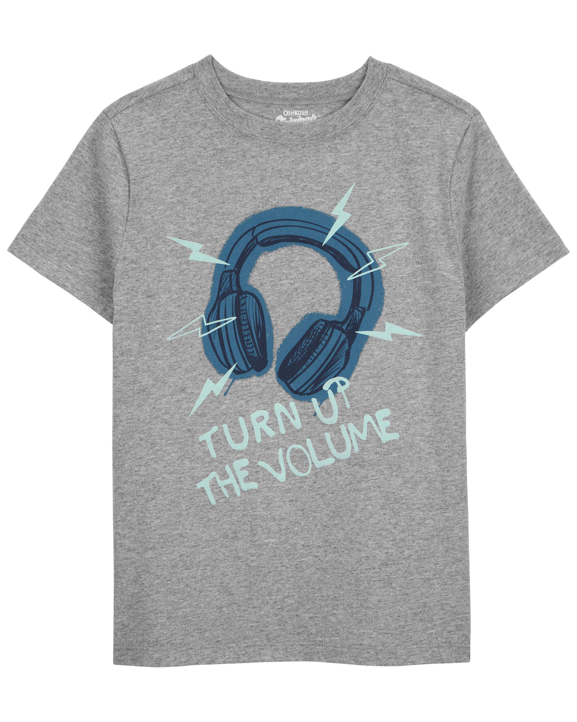 Kid Turn Up The Volume Graphic Tee - OshKosh | Carter's