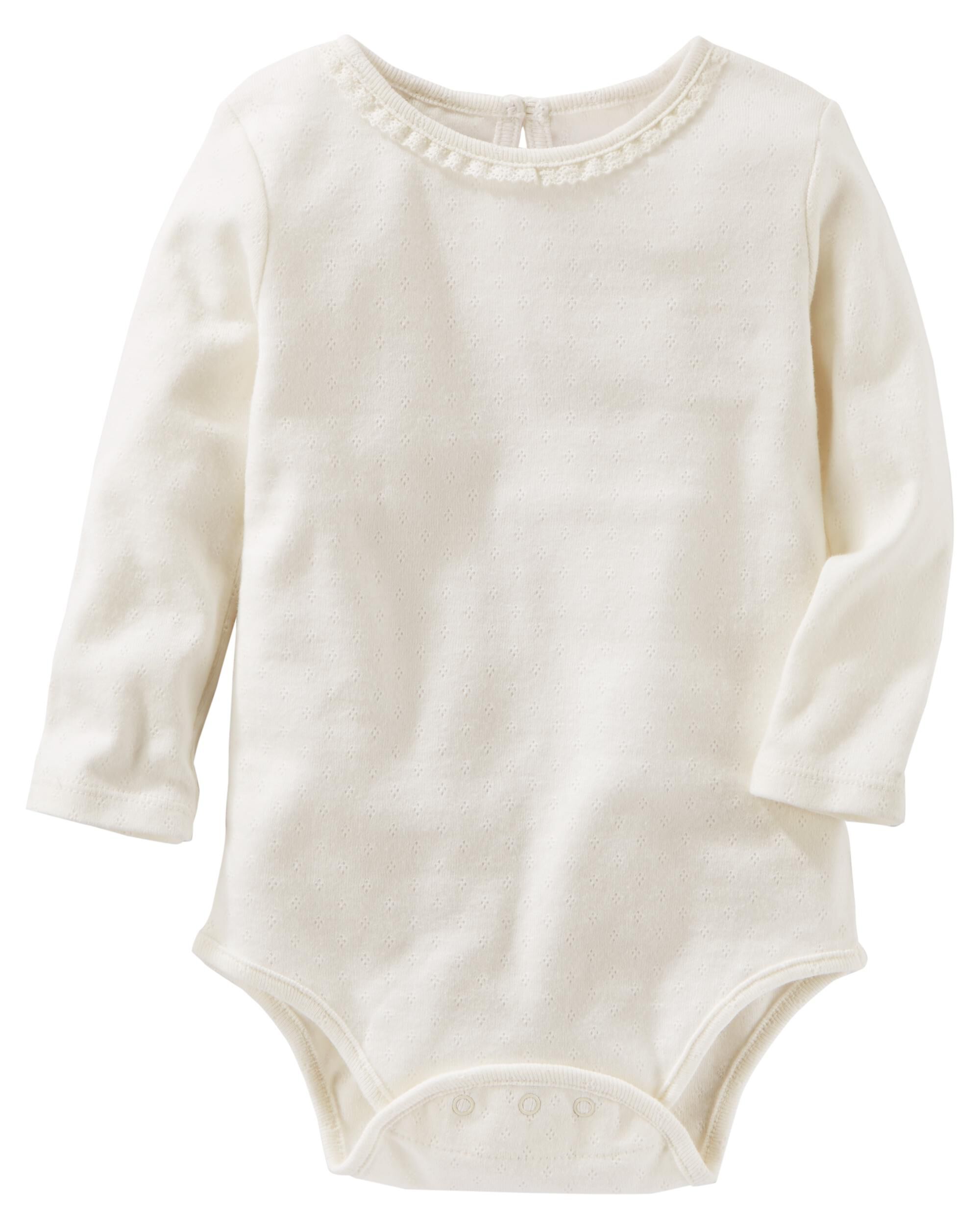 pointelle bodysuit baby