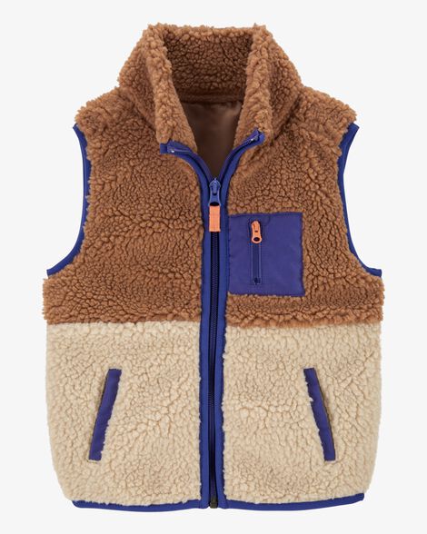  Product image 1 of Toddler Zip-Up Sherpa Vest