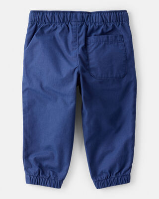 Product image 2 of Baby Boy Cotton Pull-On Fashion Pants - Navy