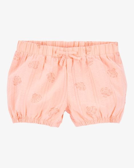Product image 5 of Toddler 2-Piece Seashell Cotton Tank & Pull-On Shorts Set - Coral