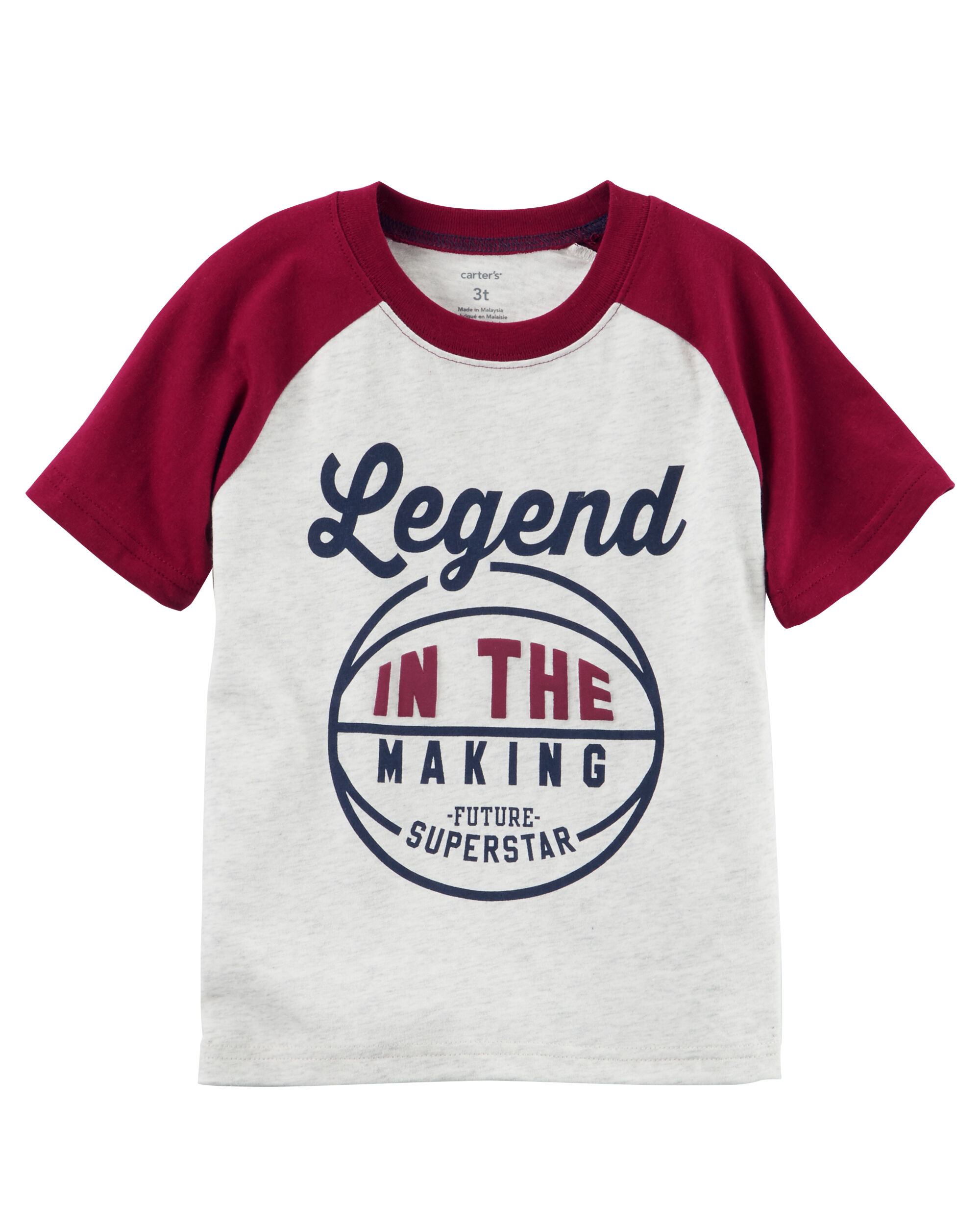 legend in the making raglan tee carters com shirt making sites