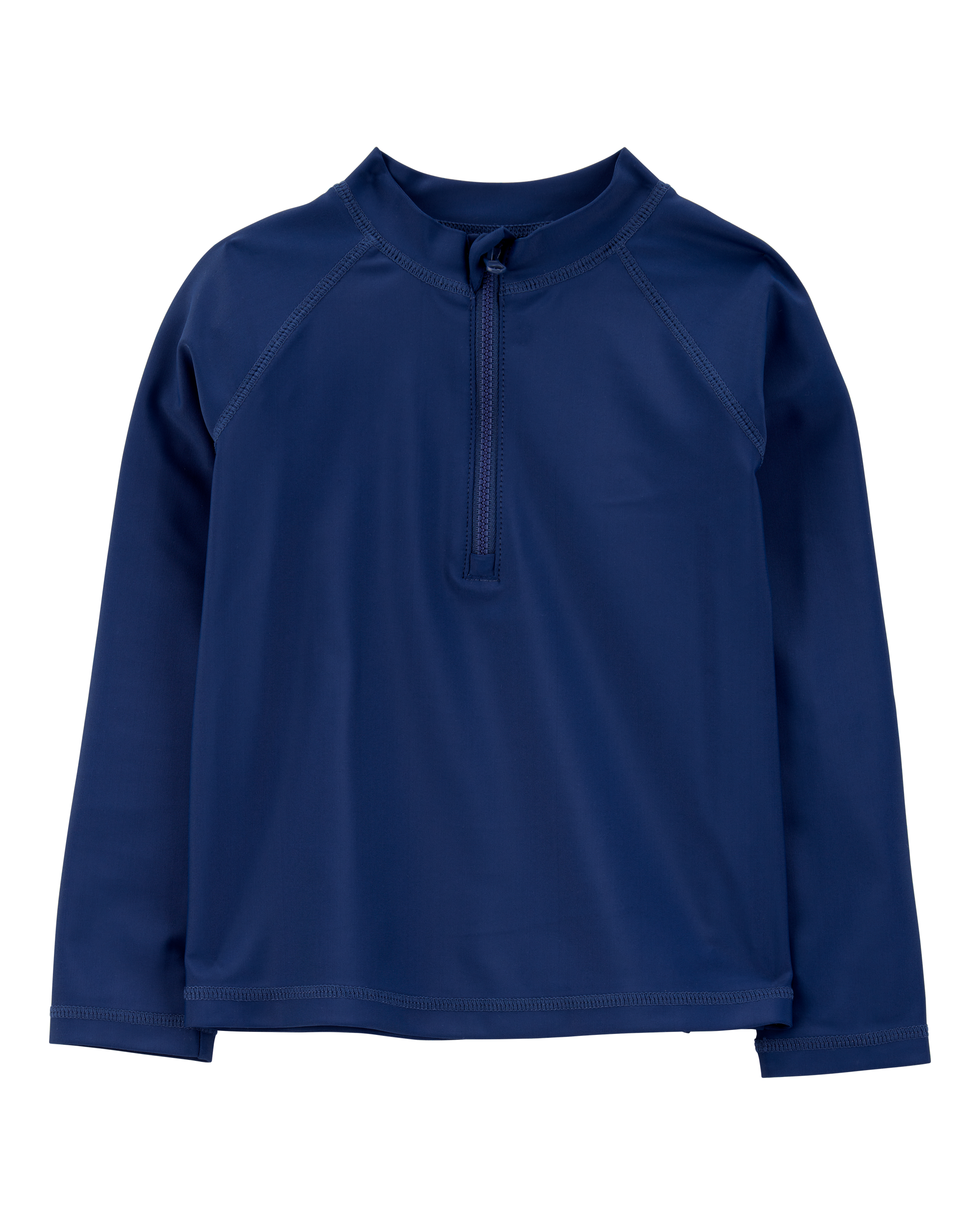 Toddler Boy Long Sleeve Half-Zip Rashguard - Navy