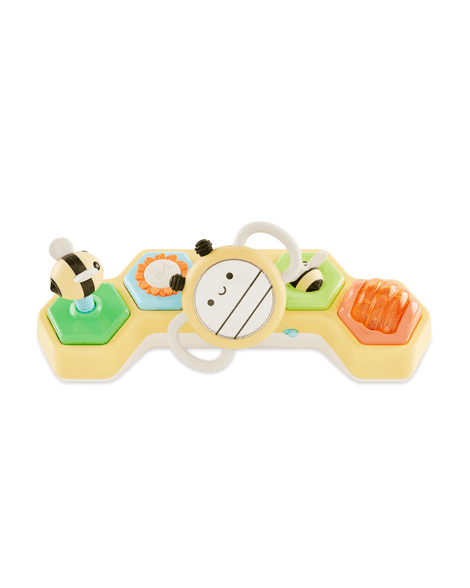Farmstand See & Bee Steering Wheel & Tummy Time Baby Toy