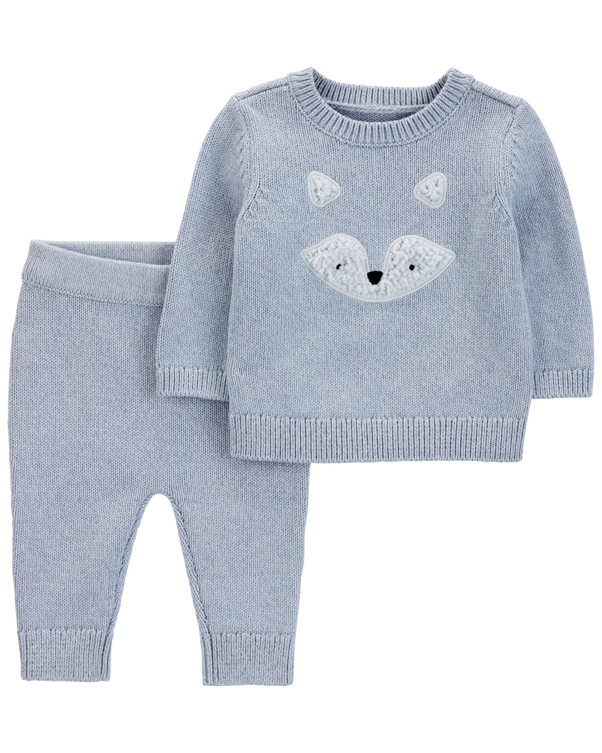 Baby 2 Piece Fox Pullover Jogger Set