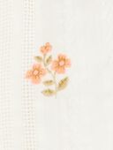 Cream - Baby Floral Seersucker Shorts - Cream, Selected