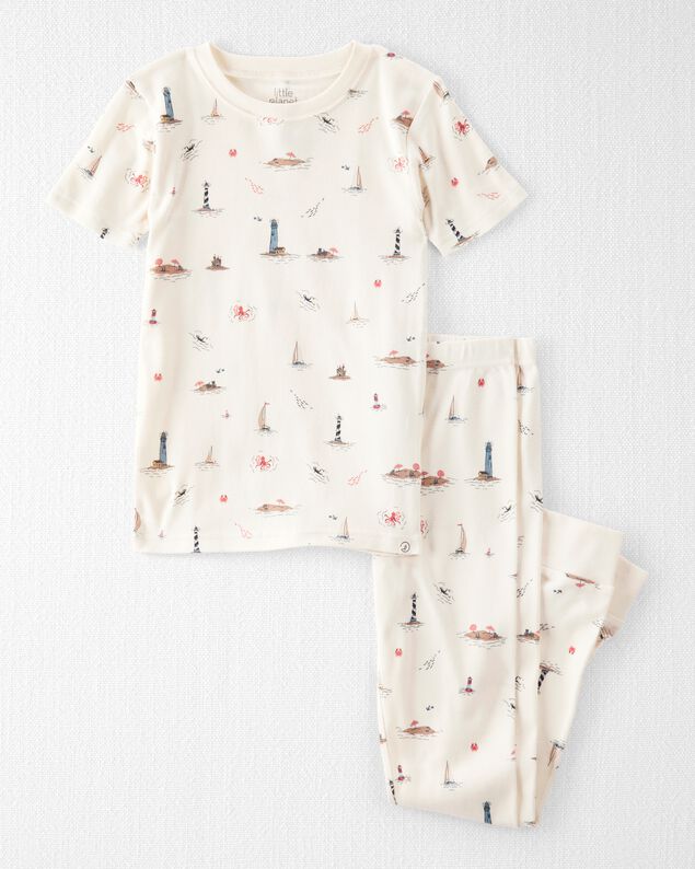 Product image 1 of Kid Organic Cotton Pajamas in Coastal Vacation