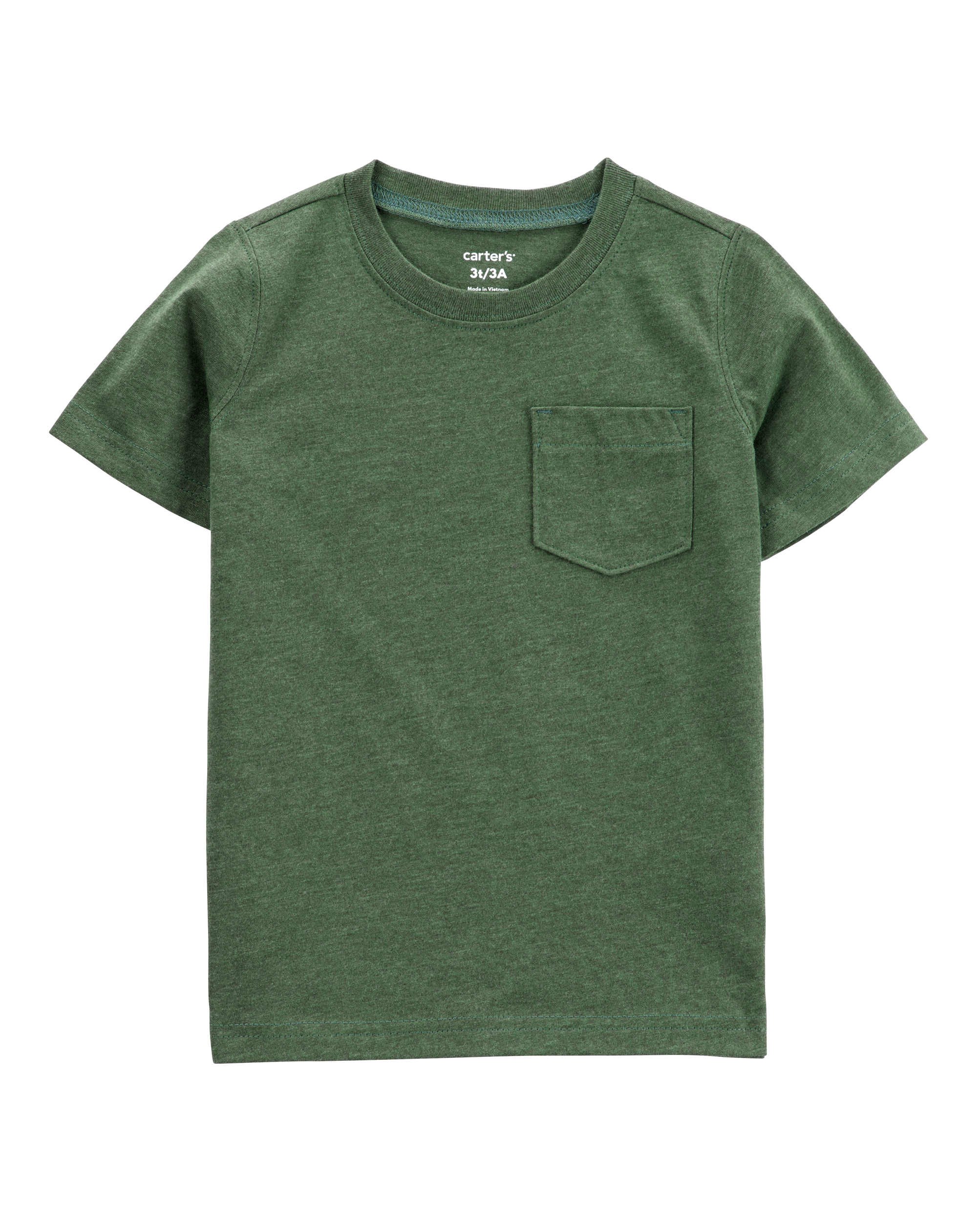 Toddler Solid Short-Sleeve Tee - Green