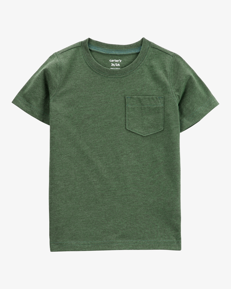 toddler solid short-sleeve tee - green