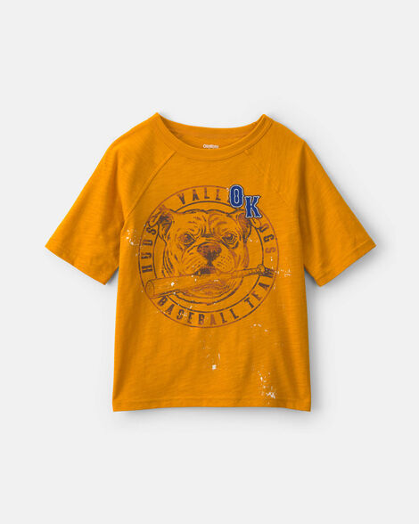 Boys 'Hudson Valley Dogs' Graphic Tee - Yellow