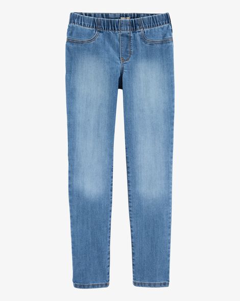  Product image 1 of Kid Medium Blue Wash Elastic-Waist Jeggings