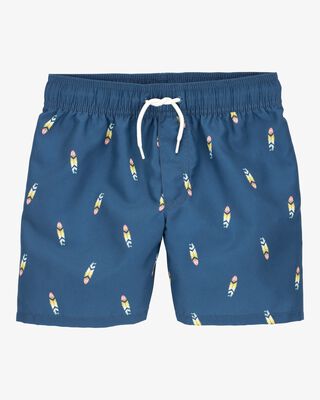 Product image 1 of Kid Surfboard-Print Pull-On Swim Trunks