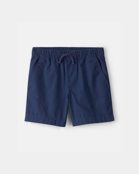 boys canvas shorts - blue