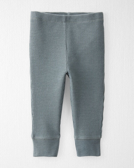 Product image 3 of Baby Waffle Knit Set Made with Organic Cotton in Aqua Slate