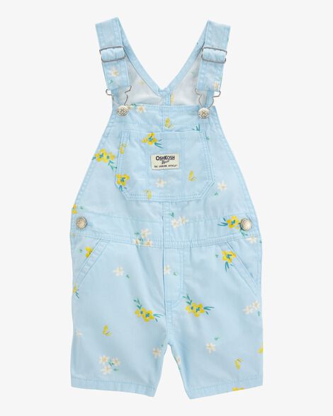  Product image 1 of Baby Floral Striped Shortall - Blue