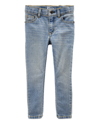 Baby Sun Faded Wash Skinny-Leg Jeans