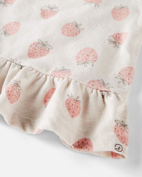  Product image 3 of Toddler 2-Piece Strawberry-Print Set Made with Organic Cotton