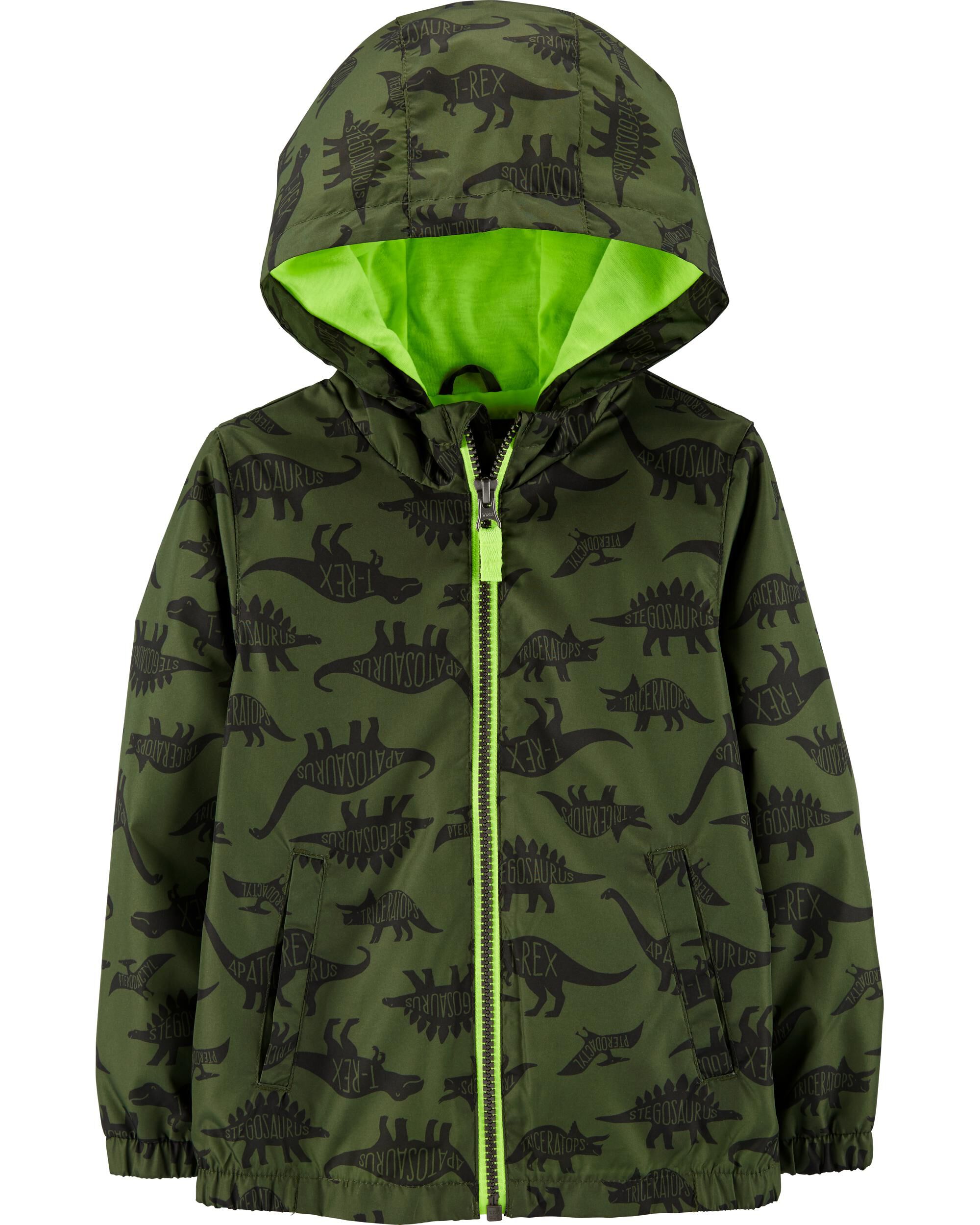 Carters Baby Boys Lightweight Hooded Bomber Jacket