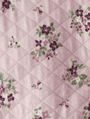 Perfect Pink - Baby Quilted Double Knit Pram Made with Organic Cotton, Selected