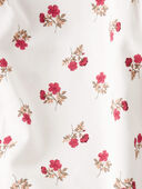 Baby 3-Piece Floral Bubble Outfit Set - Pink/White