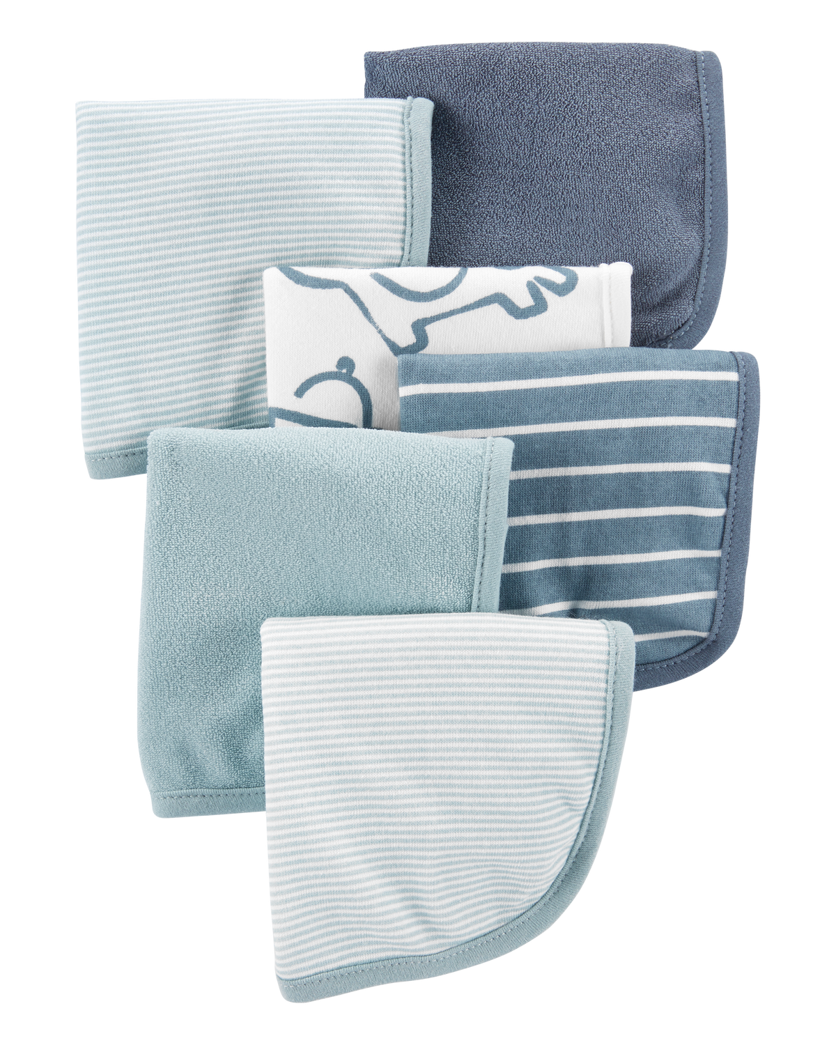 Baby 6 Pack Wash Cloths