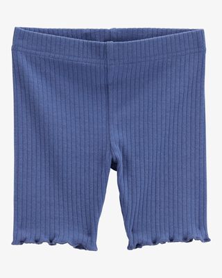 Product image 1 of Toddler Ribbed Bike Shorts - Blue