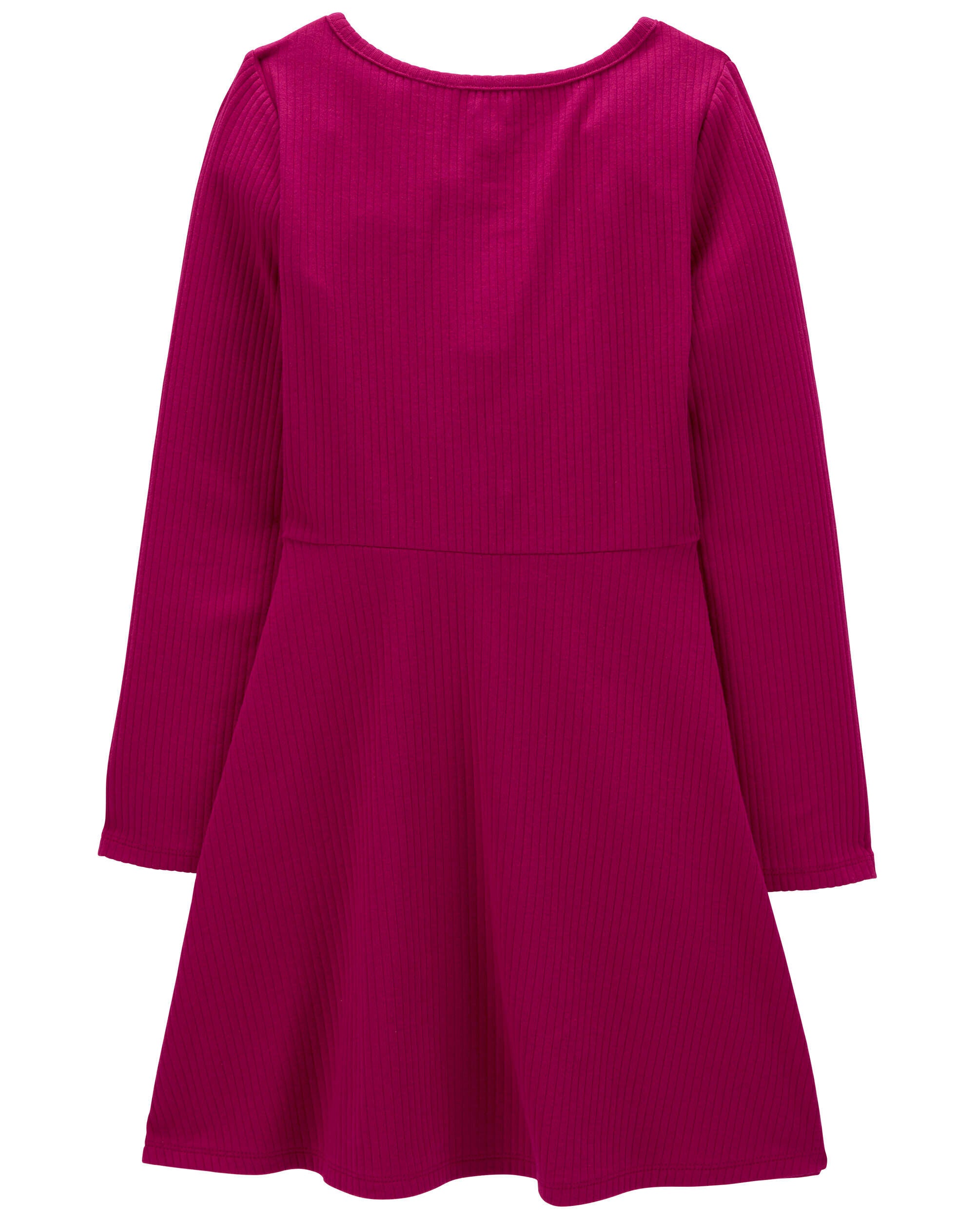 Kid Ribbed Long Sleeve Dress Carter s Carter s