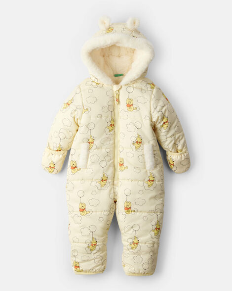 1-piece disney© winnie the pooh pram snowsuit - yellow/cream