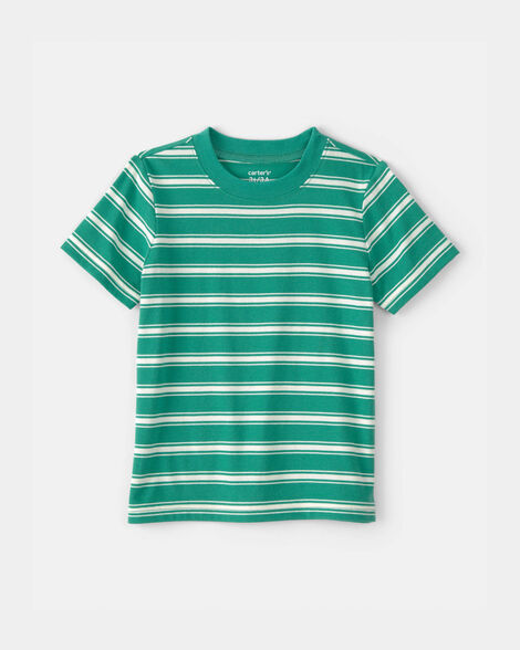 toddler striped t-shirt - green