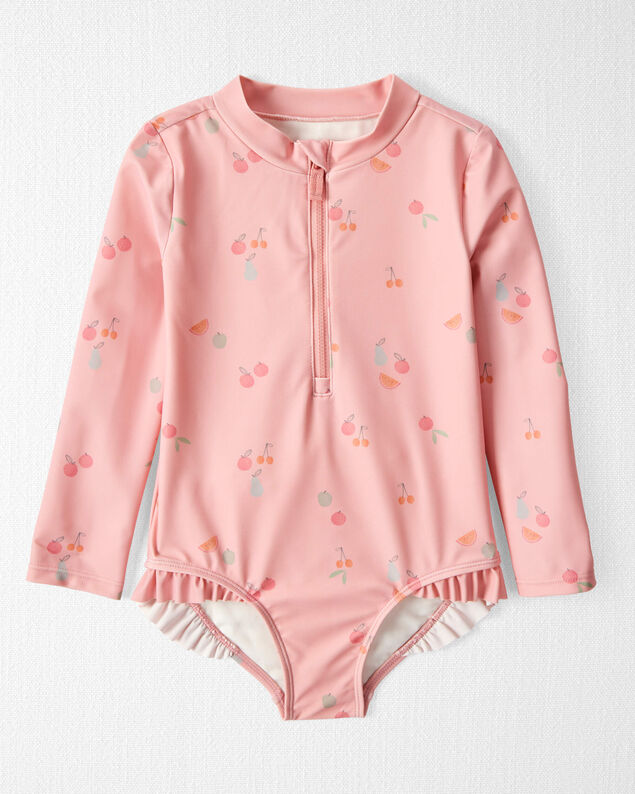 Product image 1 of Toddler Girl Recycled Ruffle Swimsuit