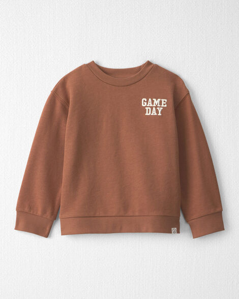 Toddler Organic Cotton 'Game Day' French Terry Sweatshirt