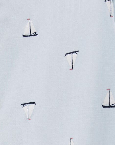 Product image 3 of Baby Sailboat Zip-Up PurelySoft Sleep & Play Pajamas