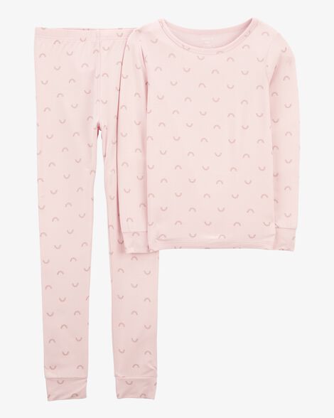 Product image 1 of Girls 2-Piece Rainbow PurelySoft Pajamas