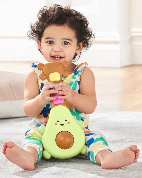  Product image 4 of Farmstand Rock-A-Mole Guitar Baby Toy