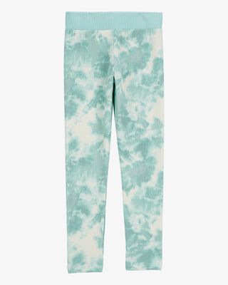 Product image 2 of Kid Tie Dye Ribbed Leggings - Blue