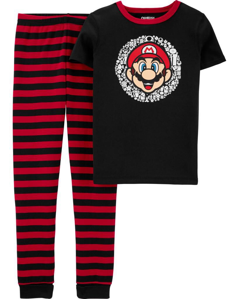 Super mario agro pajamas 5t