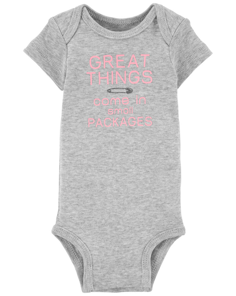 Preemie Great Things Small Packages Bodysuit Carters Com