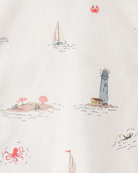 Product image 5 of Toddler 2-Piece Set Made with Organic Cotton in Coastal Vacation Print
