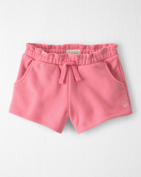 Toddler Girl French Terry Shorts Made with Organic Cotton