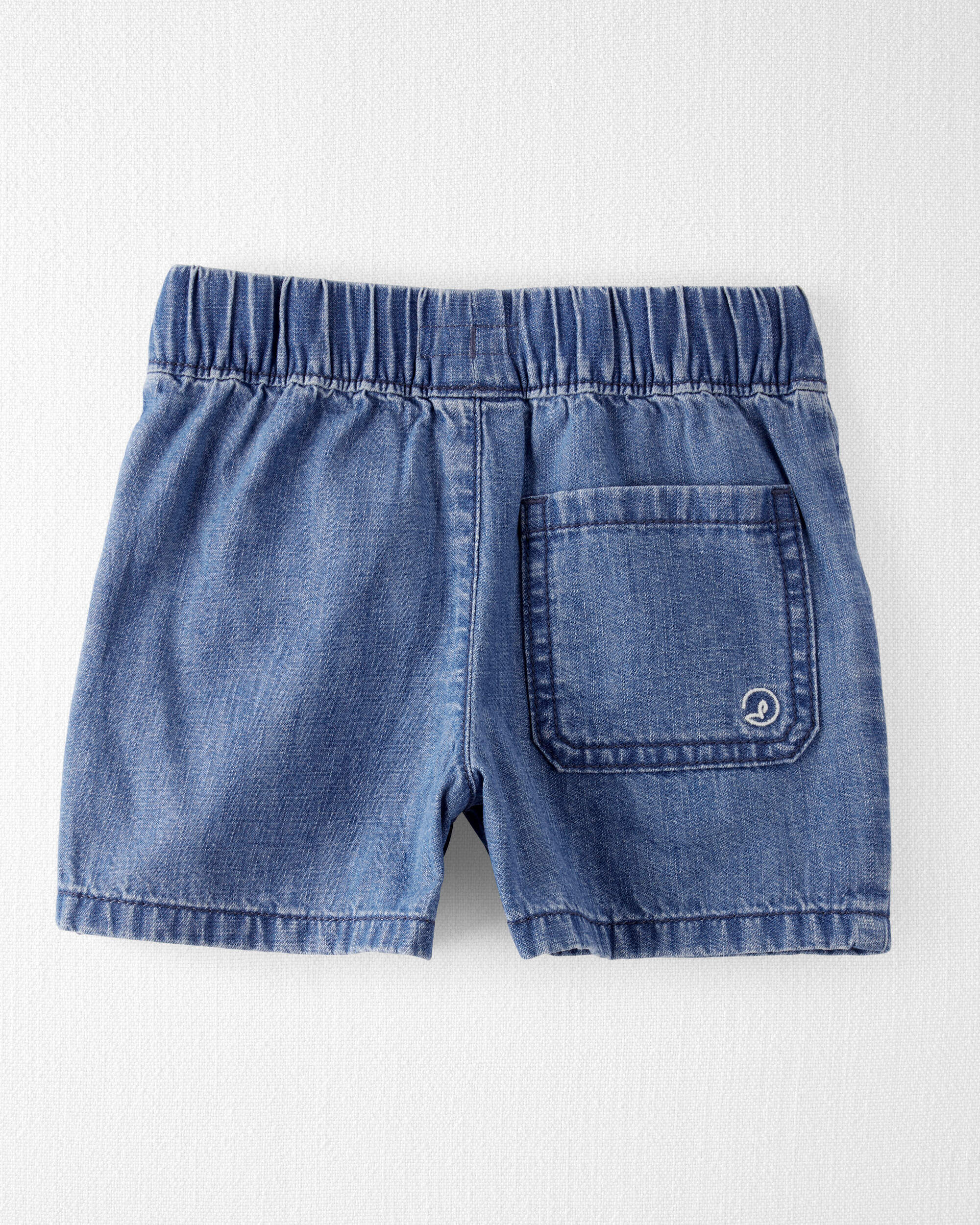 Toddler Organic Cotton Chambray Shorts