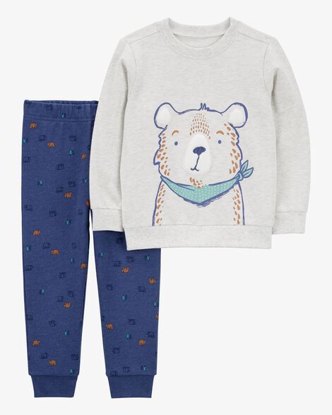  Product image 1 of Toddler 2-Piece Bear Tee & Jogger Set