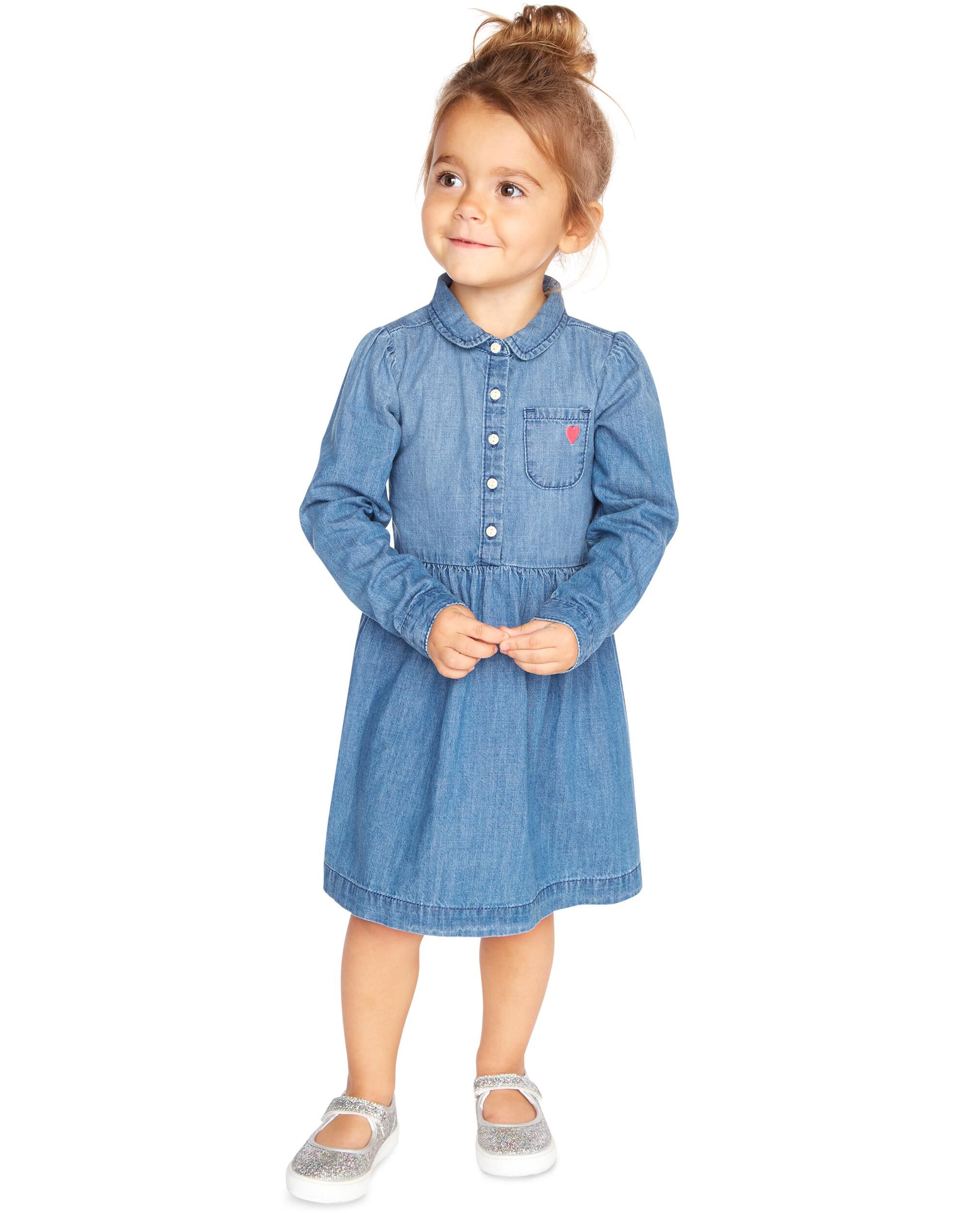 carters denim dress